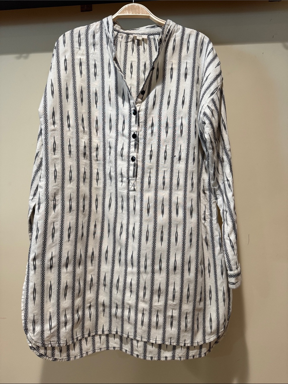 4OUR DREAMERS Black & White Striped Top